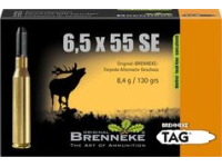 Brenneke 6,5 x 55 SE TAG 8,4 g / 130 gr