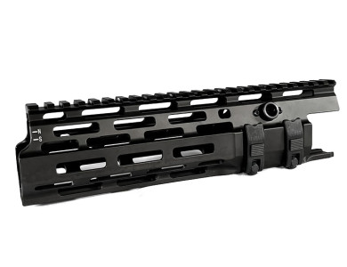 Heckler & Koch Předpažb&iacute; MR308 - M-LOK, rychloup&iacute;nac&iacute;, čern&eacute;, d&eacute;lka 259 mm